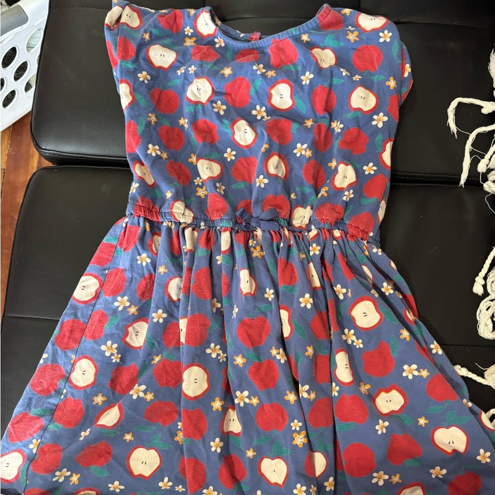 Charming Blue and Red Kids Dress